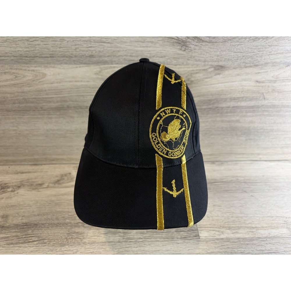 NWTF Hat National Wild Turkey Federation Hunting Cap 2002 Golden Gobbler Empire
